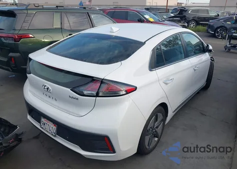 2020 Hyundai Ioniq Hybrid Limited from USA, damaged, VIN KMHC05LC2LU199433
